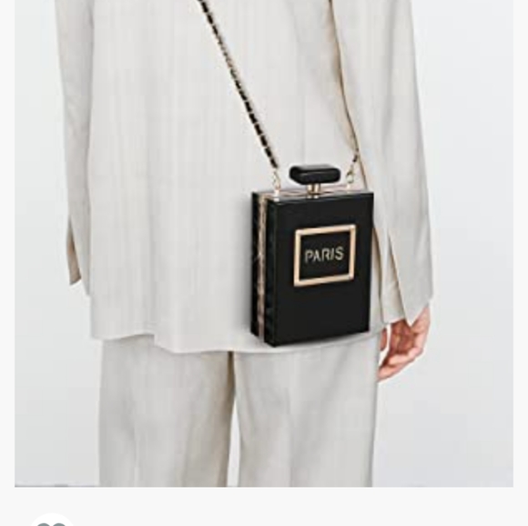 Paris black clutch 👜 - Picture 7 of 8